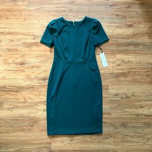 NWT Calvin Klein green professional dress